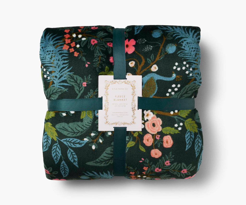 Cozy Throw Blanket, Fleece Peacock for Living Rooms, Bedrooms and Everyday Lounging, Designed for Sofas, Beds and Relaxing at Home image 1
