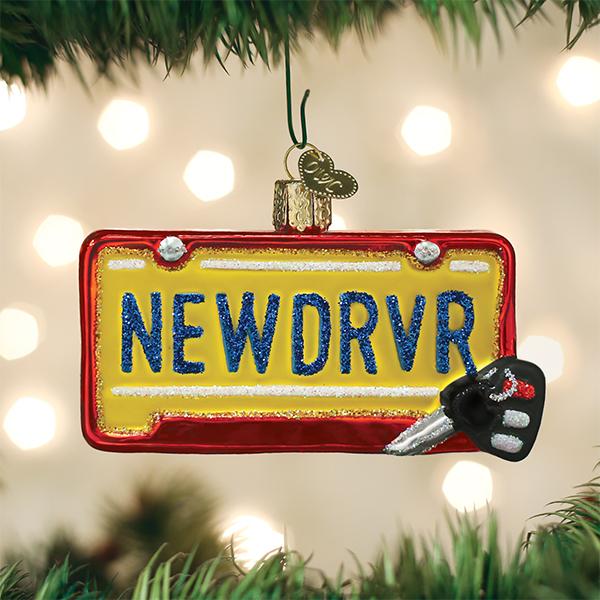Seasonal Home Decor, New Driver Ornament for Holiday Displays, Shelves and Festive Rooms, Designed for Everyday Home Use image 1