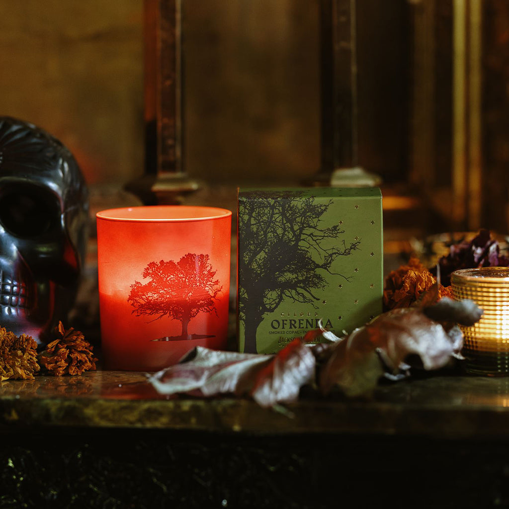 Decorative Candle, Gilded Ofrenda for Entryways, Mantels and Everyday Home Ambience, 2 Buy 1 or Bundle & Save Options image 1