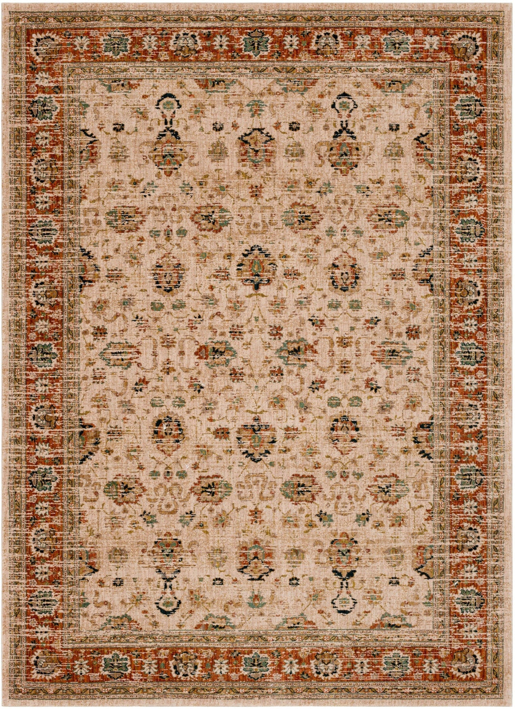 Area Rug, Spice Market Koyna Cream for Hallways, Dining Spaces and Home Decor, 6 Size Options image 1