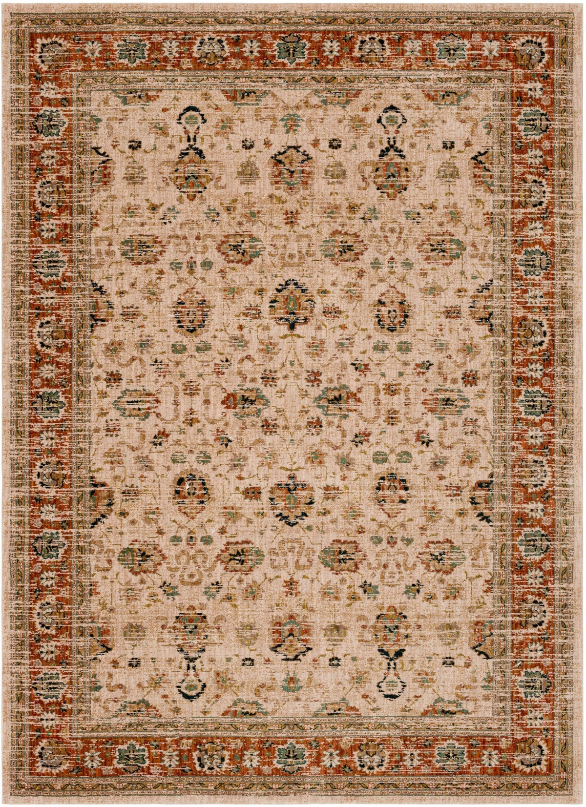 Area Rug, Spice Market Koyna Cream for Hallways, Dining Spaces and Home Decor, 6 Size Options image 1