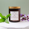 Decorative Candle, Sage and Blossom Beeswax for Entryways, Mantels and Everyday Home Ambience, 2 Size Options image 1