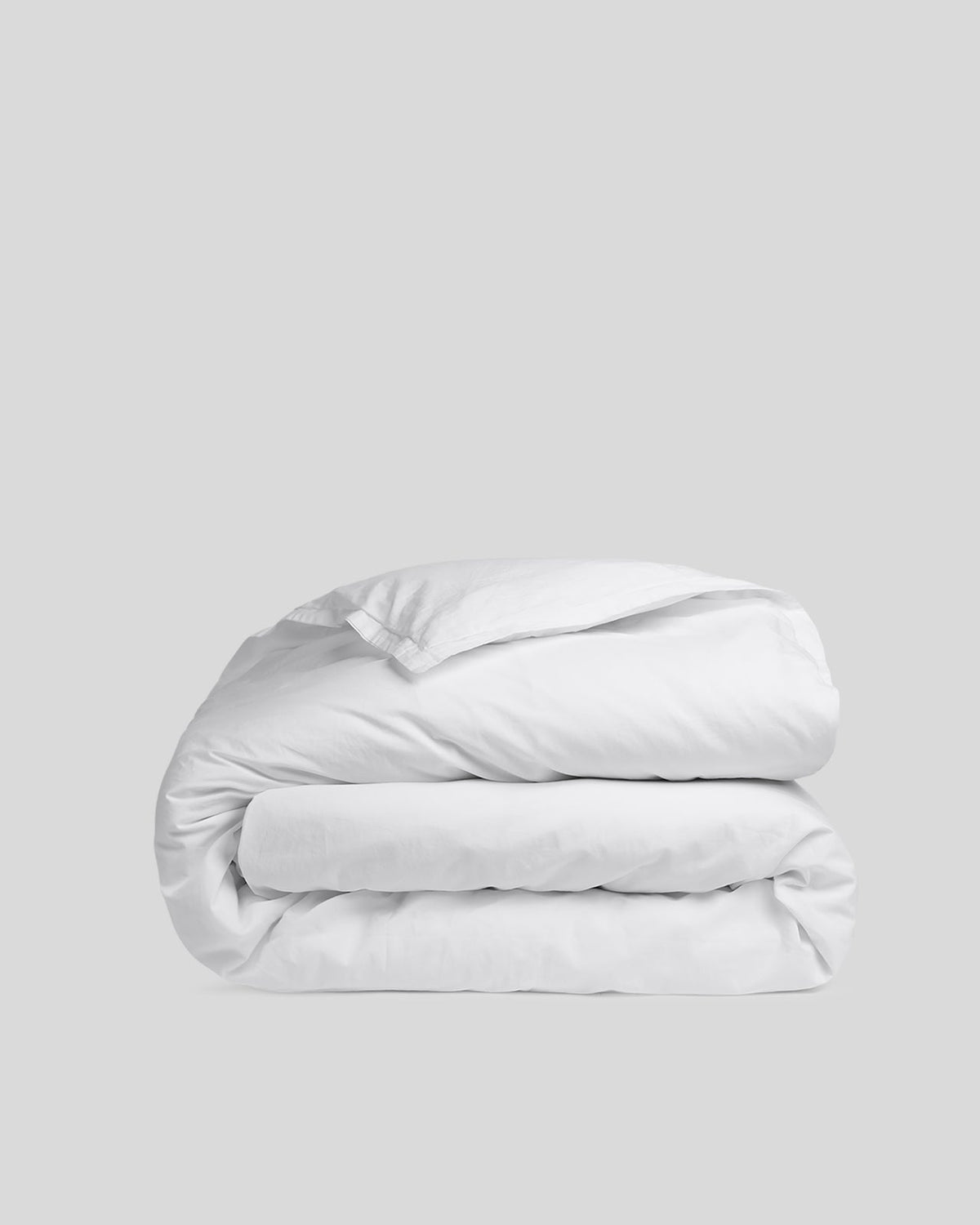 Duvet Cover, Percale (White), Lightweight Design for Everyday Bedding, Guest Bedrooms and Comforter Protection, 3 Size Options image 1
