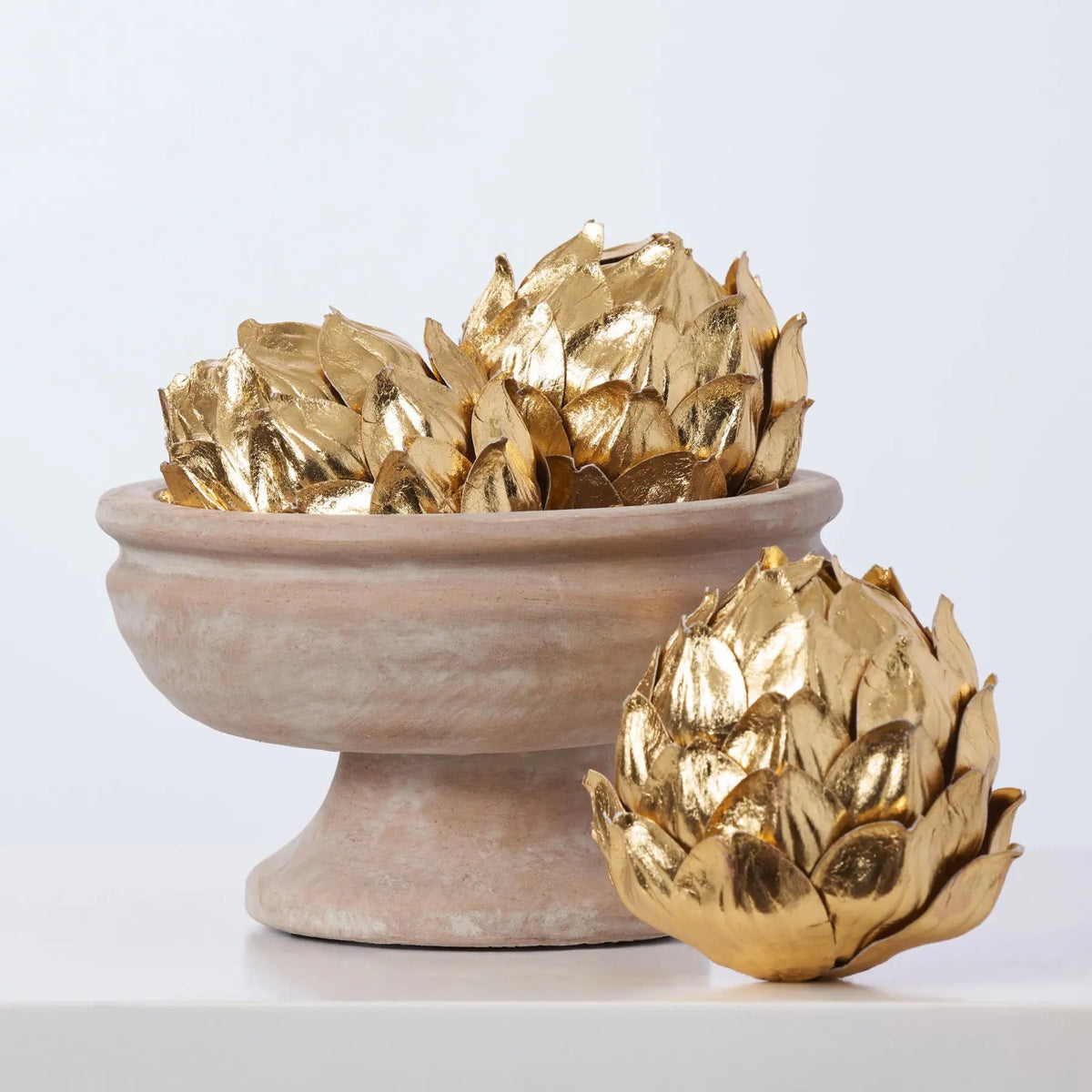 Dinnerware, Metallic Gold Artichoke Décor Holiday Glam for Family Dining, Serving and Entertaining image 1