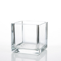 Decorative Candle, Cube Vase 4" for Entryways, Mantels and Everyday Home Ambience, Designed for Living Rooms, Bedrooms and Relaxing Evenings image 1