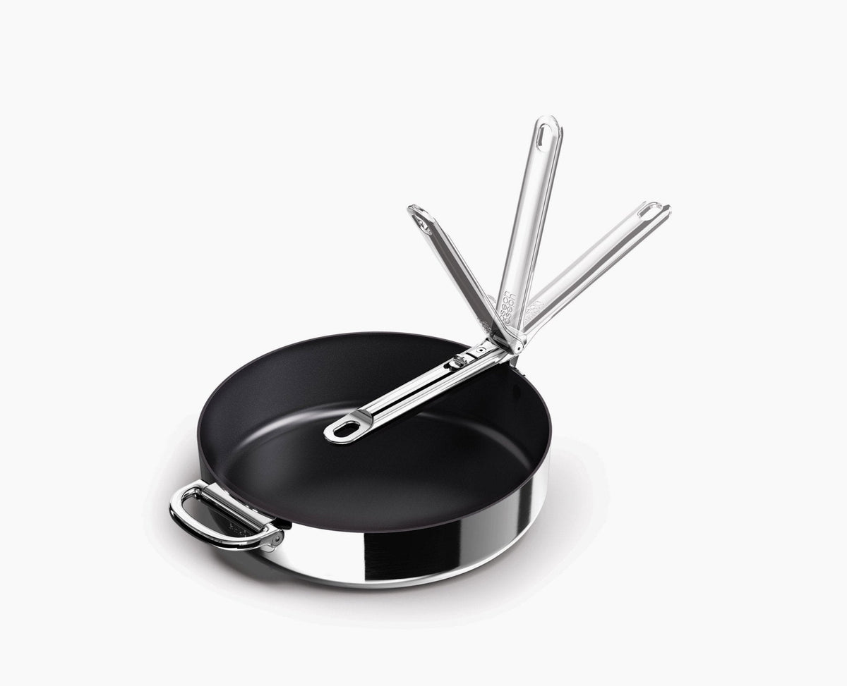 Fry Pan, Space Steel Folding Handle Non Stick 11" for Searing, Sautéing and Everyday Meal Prep image 1