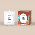 Decorative Candle, Log Cabin for Living Rooms, Bedrooms and Relaxing Evenings, Designed for Entryways, Mantels and Everyday Home Ambience image 1