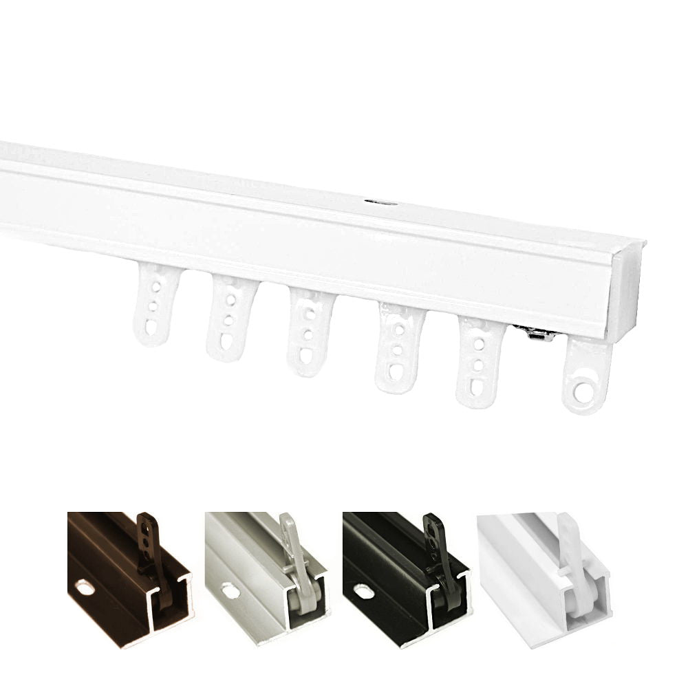 Window Curtain, 94004 Hand Draw Ceiling Mount Set for Bedrooms, Living Rooms and Home Privacy, 13 Sizes and 3 Colors image 1