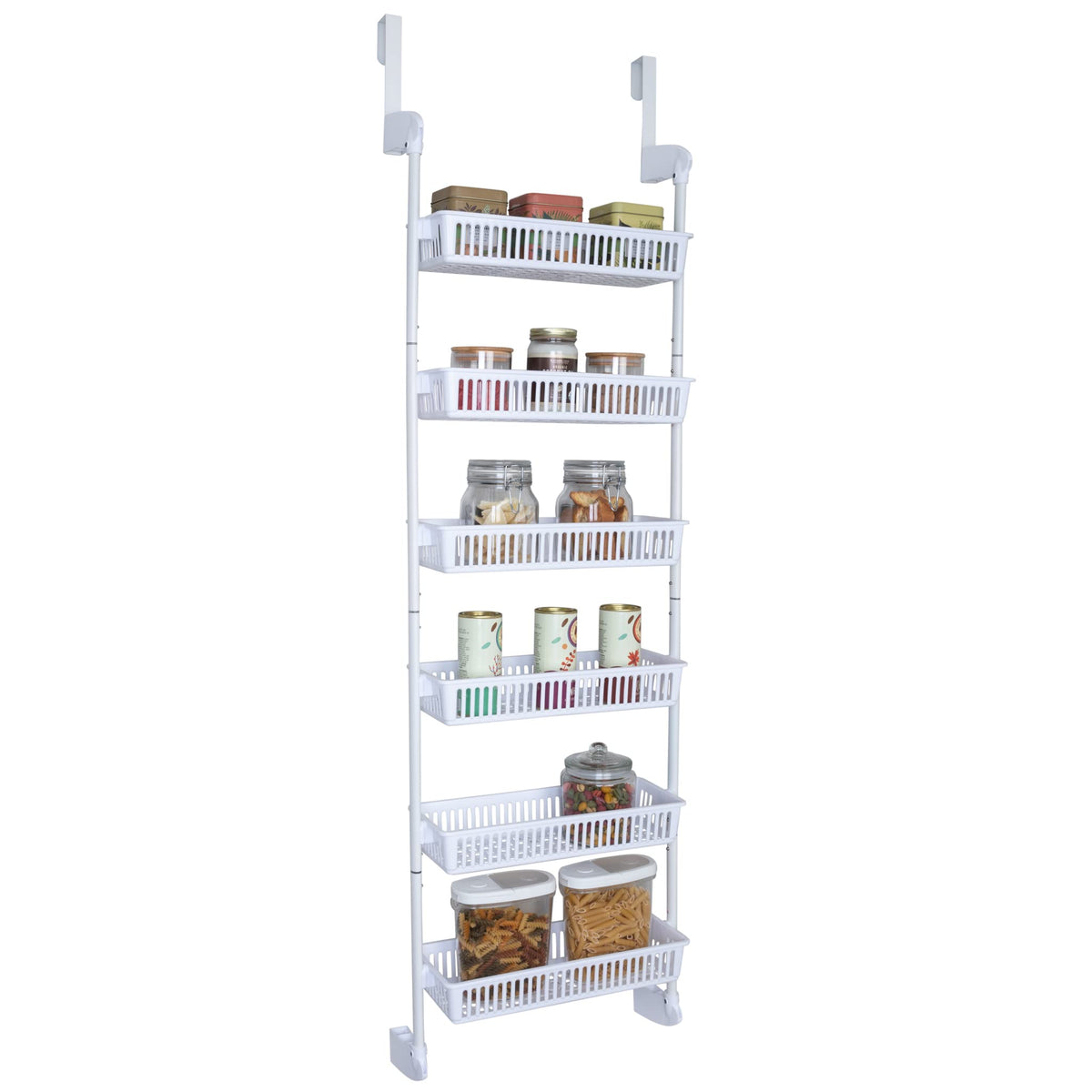 Home Storage Organizer, Over Door Pantry Multiple Sizes for Closets, Shelves and Everyday Organization, 3 Sizes and 5 Colors image 1