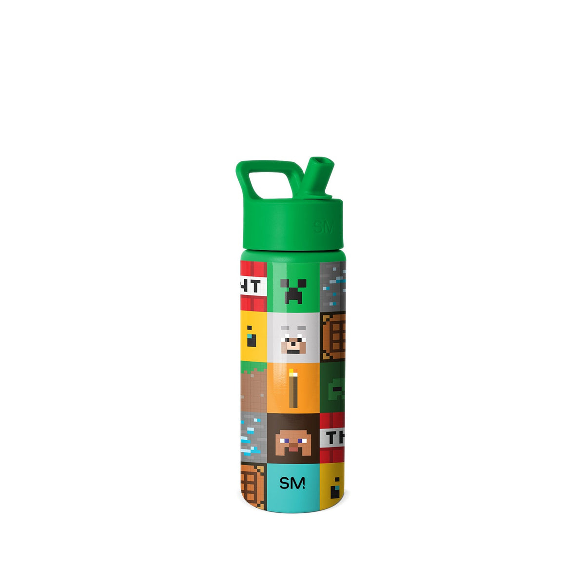 Reusable Drink Bottle, Summit Kids Water with Straw Lid, Stainless Steel Construction for Commutes, Outdoor Trips and Daily Drinks image 1
