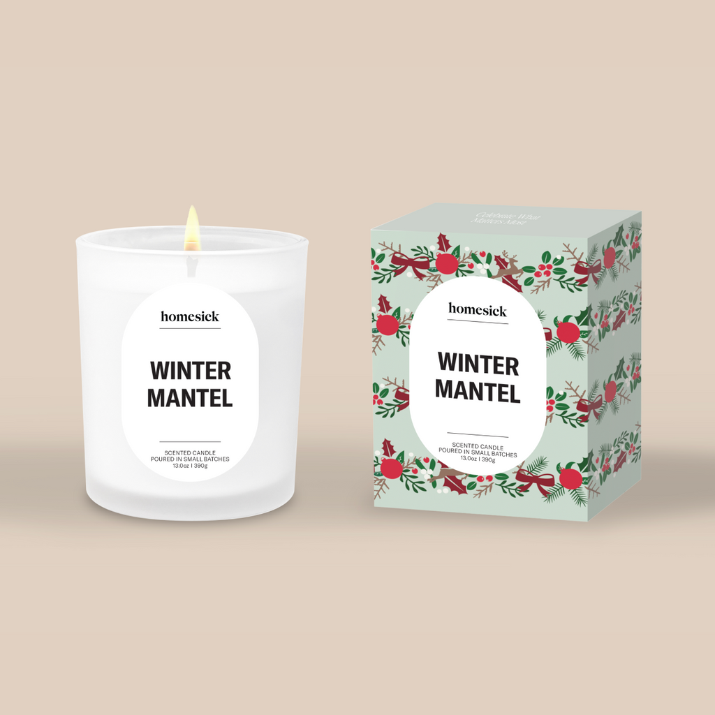 Decorative Candle, Winter Mantel for Entryways, Mantels and Everyday Home Ambience, Designed for Everyday Home Use image 1
