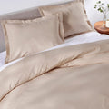 Duvet Cover Set, Toasted Marshmallow (Greige) for Bedroom Bedding Refresh and Everyday Comfort, 2 Size Options image 1