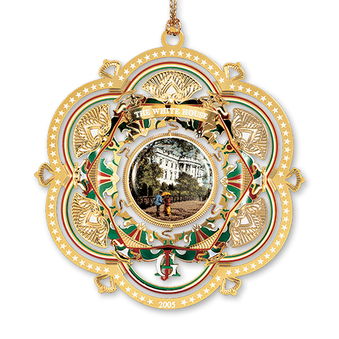 Decorative Ornament, 2005 Christmas South Facade for Seasonal Home Decorating, Holiday Displays and Decorative Accents image 1