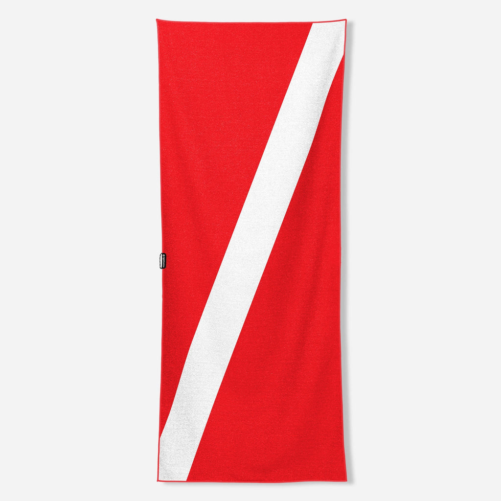 Bath Linen, Original Towel: Dive Flag for Daily Bathroom Routines and Guest Baths, Designed for Home Bathrooms and Everyday Care image 1