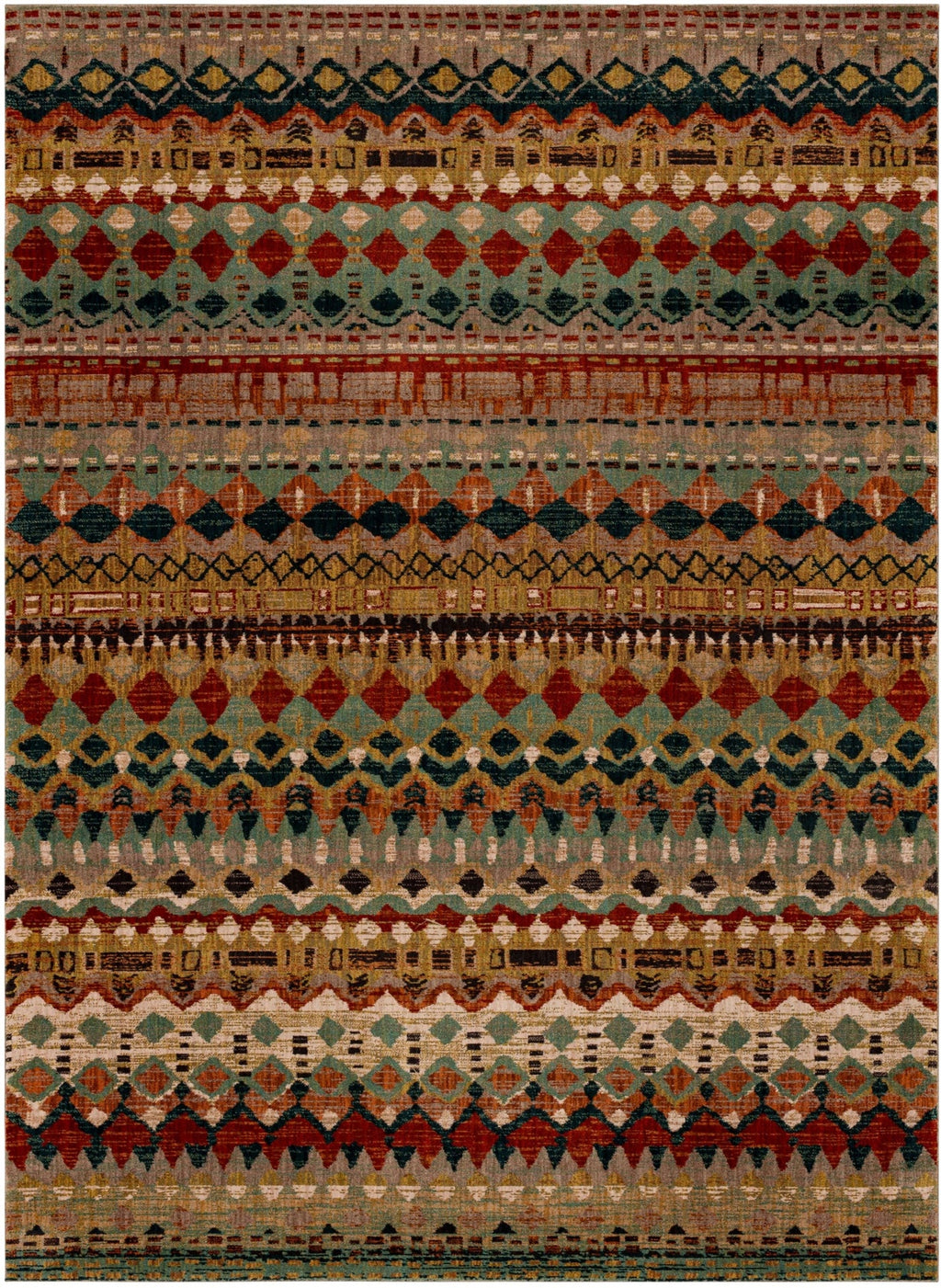 Area Rug, Spice Market Saigon Multi for Living Rooms, Bedrooms and Entryways, 18 Size Options image 1