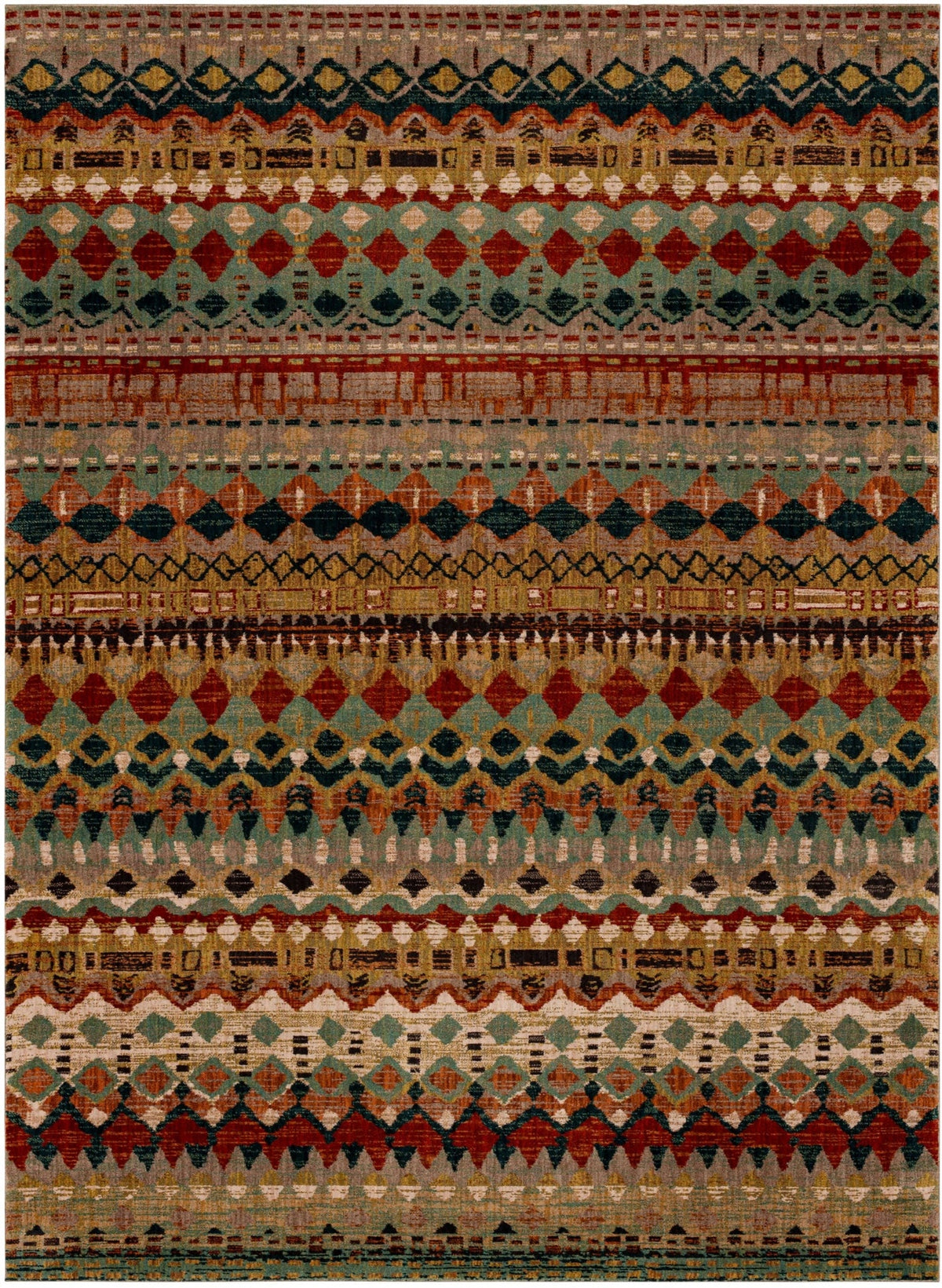 Area Rug, Spice Market Saigon Multi for Living Rooms, Bedrooms and Entryways, 18 Size Options image 1
