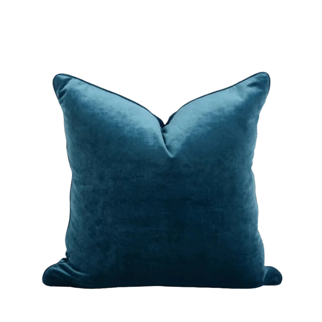 Decorative Throw Pillow, Luxe Italian Velvet Covers for Bedroom Styling and Living Room Decor, 3 Sizes and 20 Colors image 1