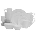 Dinnerware Set, Trellis White 36 Piece Service for 6, Dishwasher-Safe Care for Breakfast, Lunch, Dinner and Everyday Table Settings image 1