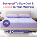 Bed Sheet Set, CloudCool Cooling for Everyday Bedroom Comfort and Guest Rooms, 5 Sizes and 9 Colors image 1