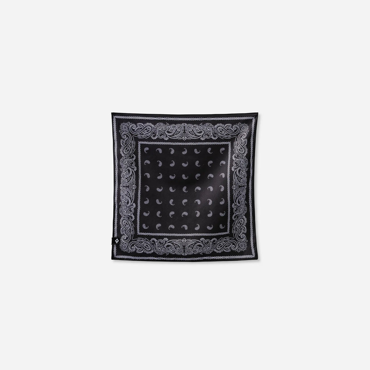 Bath Linen, Bandana Towel: Paisley Black for Daily Bathroom Routines and Guest Baths, Designed for Home Bathrooms and Everyday Care image 1