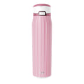 Reusable Drink Bottle, Mesa Loop with Covered Straw, 30oz, Rose Stripes for Work, Travel and Everyday Hydration image 1