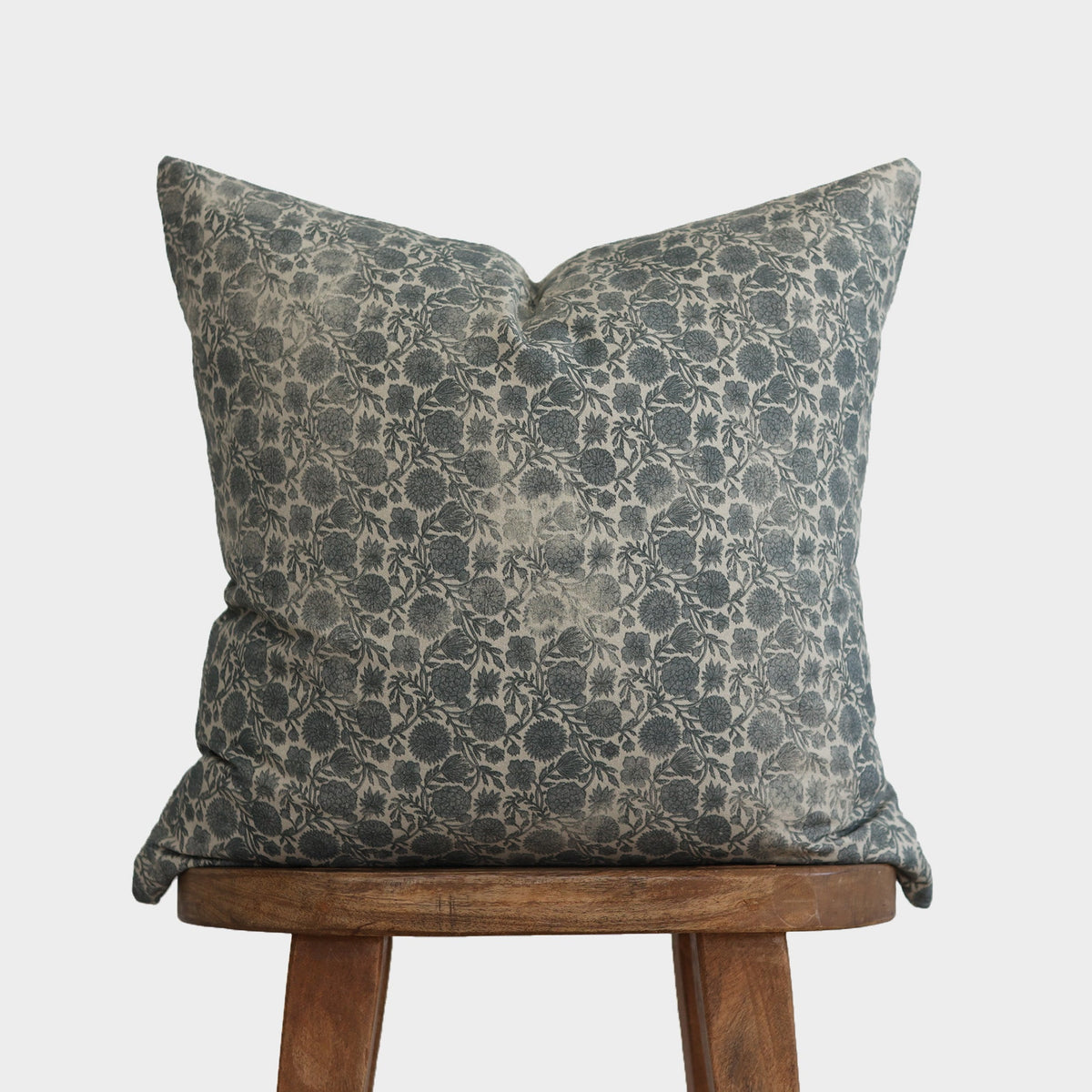 Decorative Pillow Cover, Gracie in Blue 18" 20" 22" 24", Lightweight Design, Machine-Washable Care for Sofas, Beds and Living Room Accents image 1