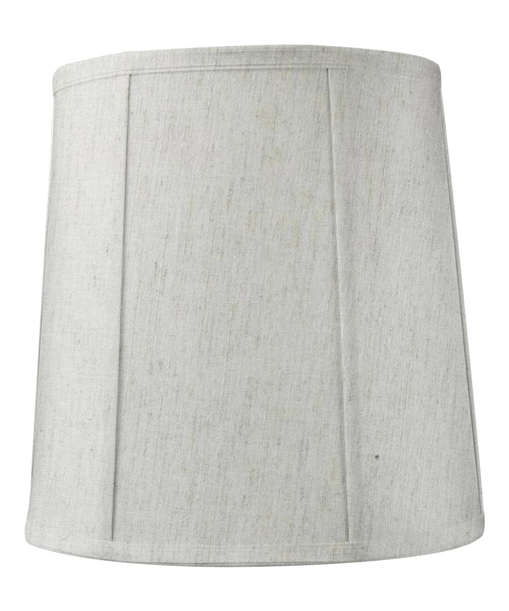 Fabric Lamp Shade, 14"W x 15"H Softback Drum Textured Oatmeal for Lamp Replacement, Reading Corners and Living Spaces image 1