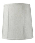 Fabric Lamp Shade, 14"W x 15"H Softback Drum Textured Oatmeal for Lamp Replacement, Reading Corners and Living Spaces image 1
