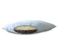 Bed Pillow, Hybrid : Natural Wool & Buckwheat, Organic Cotton Shell, Breathable Construction for Sleeping, Reading and Bedroom Comfort image 1