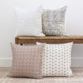 Decorative Pillow Cover Set, Margot 4 Pack 22", Machine-Washable Care for Bedroom Styling and Living Room Decor image 1