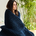 Cozy Throw Blanket, Weighted, Breathable Construction for Sofas, Beds and Relaxing at Home, 4 Color Options image 1
