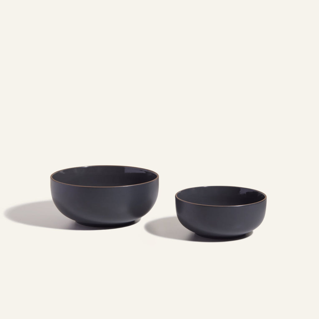 Dinnerware, Serving Bowls, Ceramic Construction for Everyday Meals and Table Settings, 5 Color Options image 1