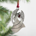 Decorative Ornament, Angel Solid Pewter Christmas for Holiday Displays, Seasonal Decorating and Decorative Home Accents image 1