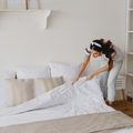 Duvet Cover Set, Wrinkle Resistant Cotton Blend, Breathable Construction, Machine-Washable Care for Guest Rooms and Everyday Bedroom Styling image 1