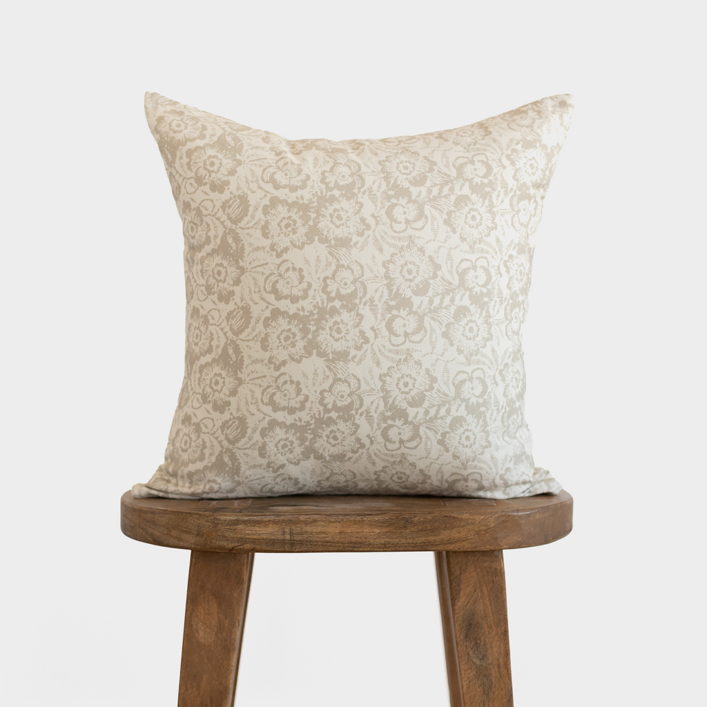 Decorative Pillow Cover, Flora 18" 22" 24", Machine-Washable Care for Sofas, Beds and Living Room Accents, 3 Size Options image 1