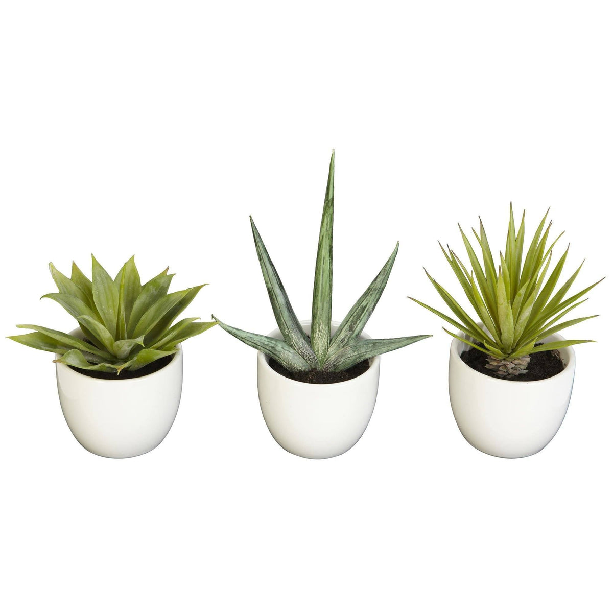 Indoor House Plant, Southwest Artificial Succulent Collection Set for Shelves, Desks and Living Spaces image 1