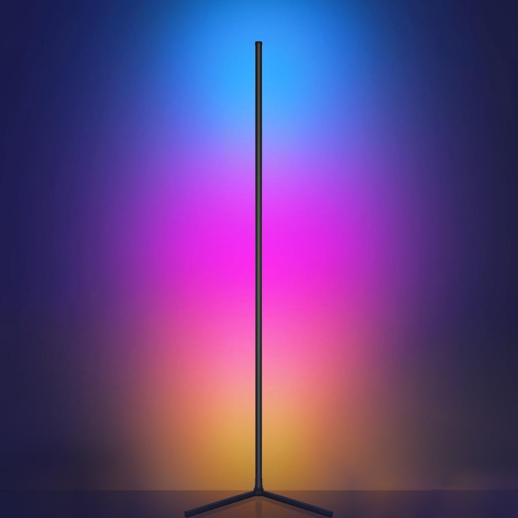 Home Lighting, Modern RGB Corner Floor Lamp GT050 for Desks, Side Tables and Warm Room Lighting, 2 style Options image 1