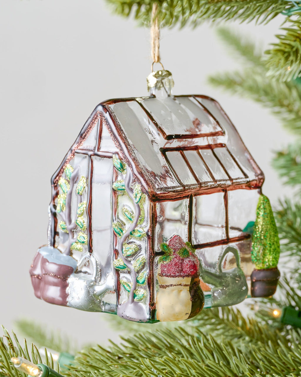 Decorative Ornament, Greenhouse for Holiday Displays, Seasonal Decorating and Decorative Home Accents image 1