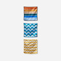 Bath Linen, Tiny Towel 3 Pack: Stripes for Daily Bathroom Routines and Guest Baths, Designed for Home Bathrooms and Everyday Care image 1