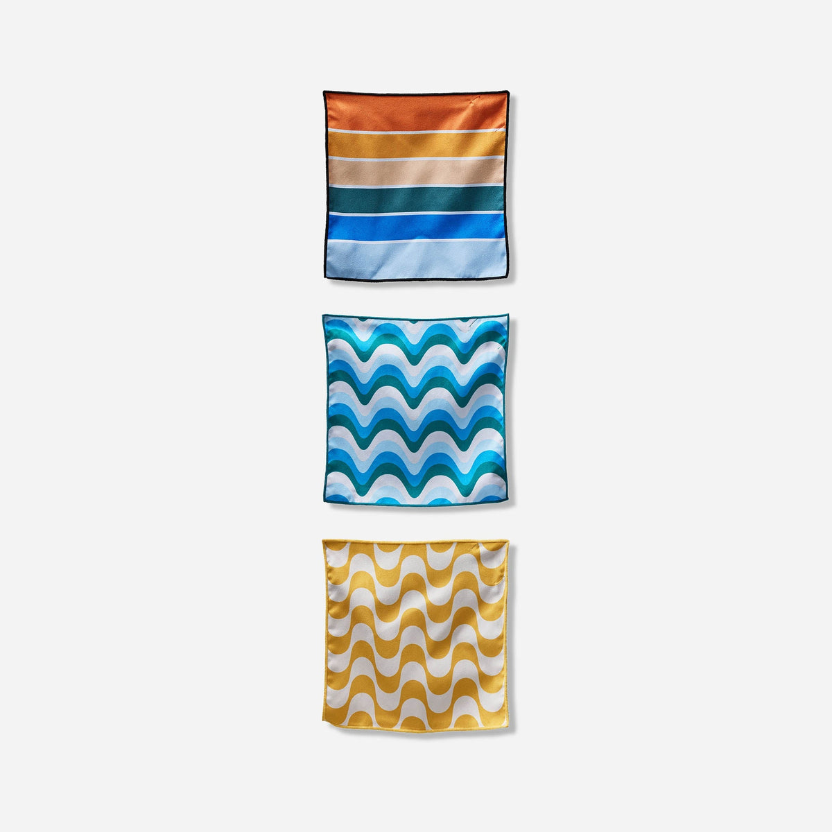 Bath Linen, Tiny Towel 3 Pack: Stripes for Daily Bathroom Routines and Guest Baths, Designed for Home Bathrooms and Everyday Care image 1