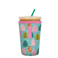 Reusable Cup Sleeve, Winter Magic, Lightweight Design, Neoprene Construction for Iced Coffee, Cold Drinks and Condensation Control image 1