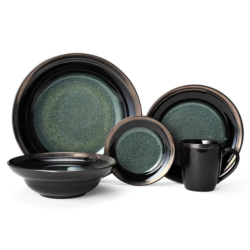 Dinnerware, Jade Set, Dishwasher-Safe Care for Family Dining, Serving and Entertaining, 3 Size Options image 1