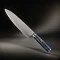 Chef Knife, Japanese Style Hammered Chef’s 7.9 inch 20 for Chopping, Slicing and Everyday Meal Prep image 1