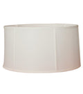 Fabric Lamp Shade, 18"W x 11"H Egg Shell Shantung Shallow Drum for Table Lamps, Floor Lamps and Soft Room Lighting image 1