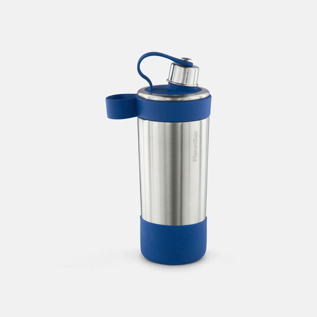 Reusable Drink Bottle, Glacier Chug, Stainless Steel Construction, Silicone Construction for Commutes, Outdoor Trips and Daily Drinks image 1