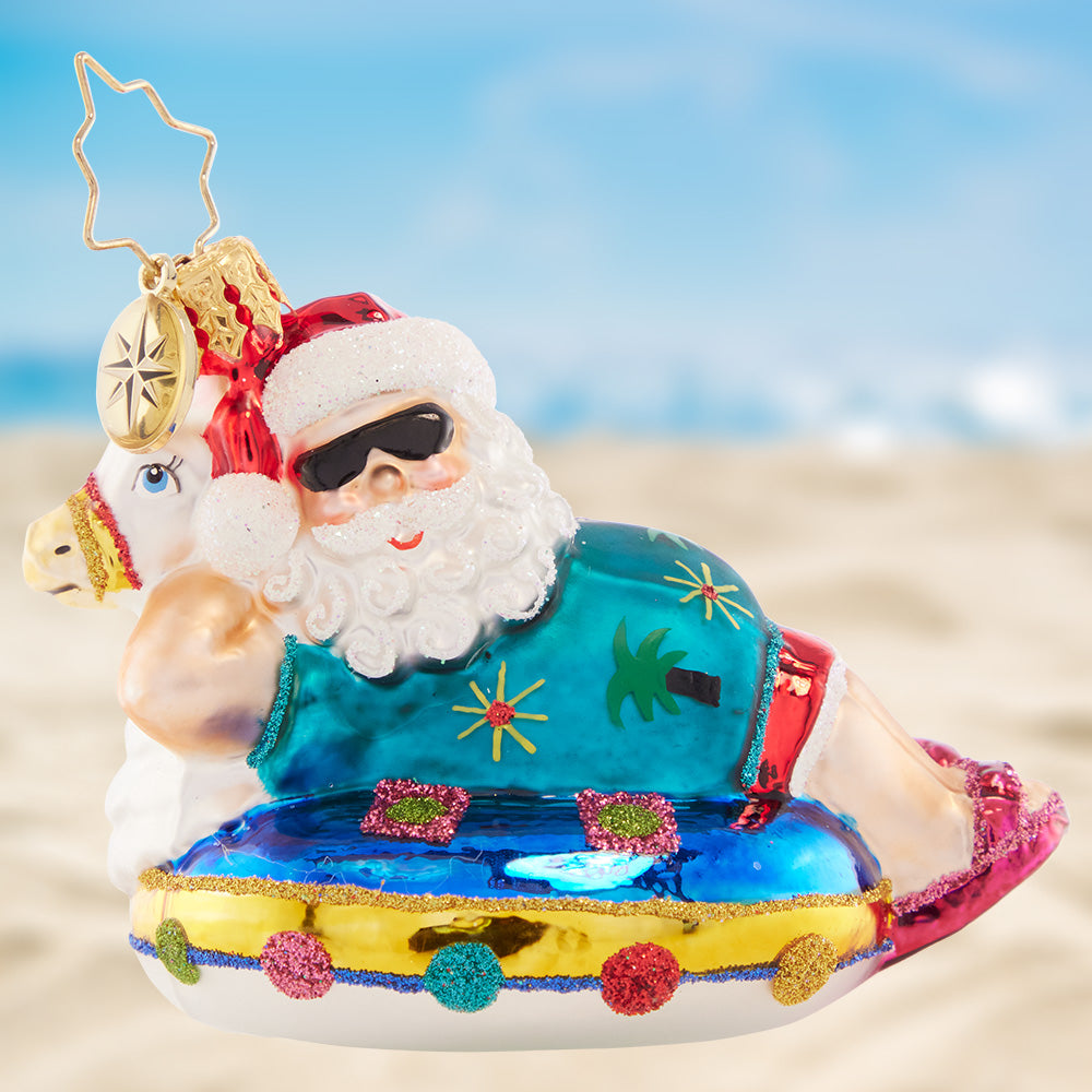 Seasonal Home Decor, Ho Ho Holiday in Sun Gem for Mantels, Tables and Seasonal Decorating, Designed for Everyday Home Use image 1