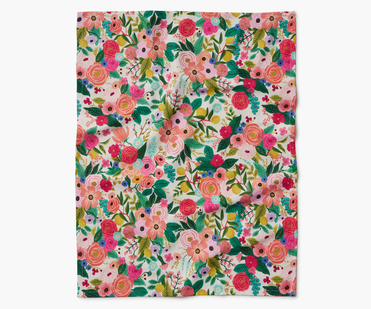 Kitchen Tea Towel, Garden Party for Dish Drying, Kitchen Cleanup and Farmhouse Kitchen Displays image 1