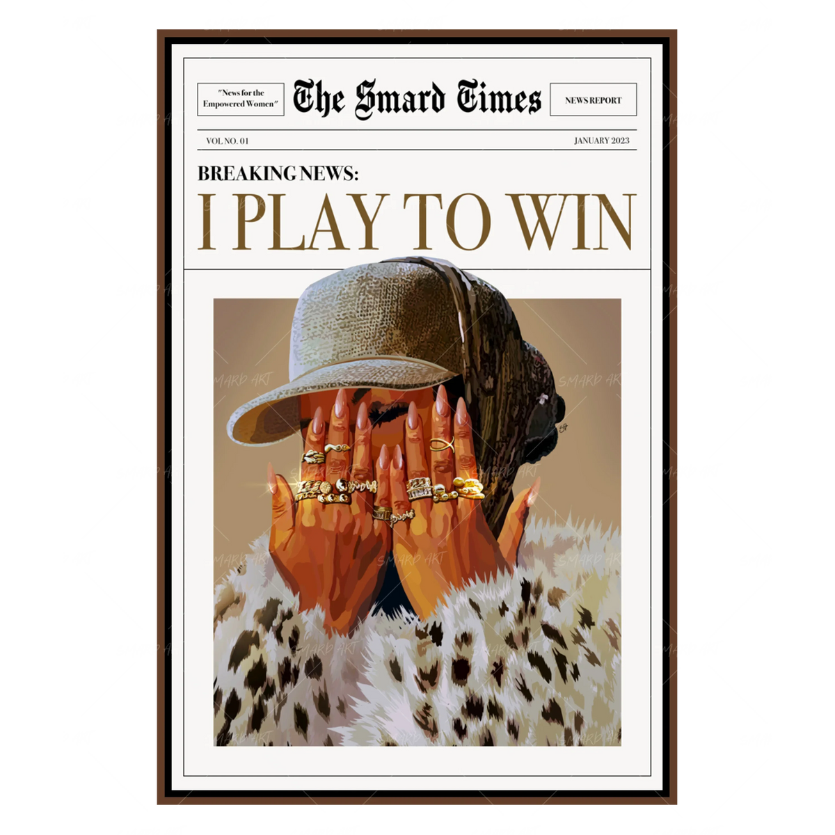 Wall Art Print, I Play To Win for Gallery Walls and Modern Room Decor, 4 Size Options, Designed for Living Rooms, Bedrooms and Home Offices image 1