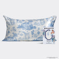 Pillowcase Set, x Kitsch Satin in Garden Toile 4 Pack King for Guest Rooms and Daily Bedroom Comfort image 1