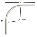 Window Curtain, CS 90 Degree Track Bend for Bedrooms, Living Rooms and Home Privacy, 3 Color Options image 1